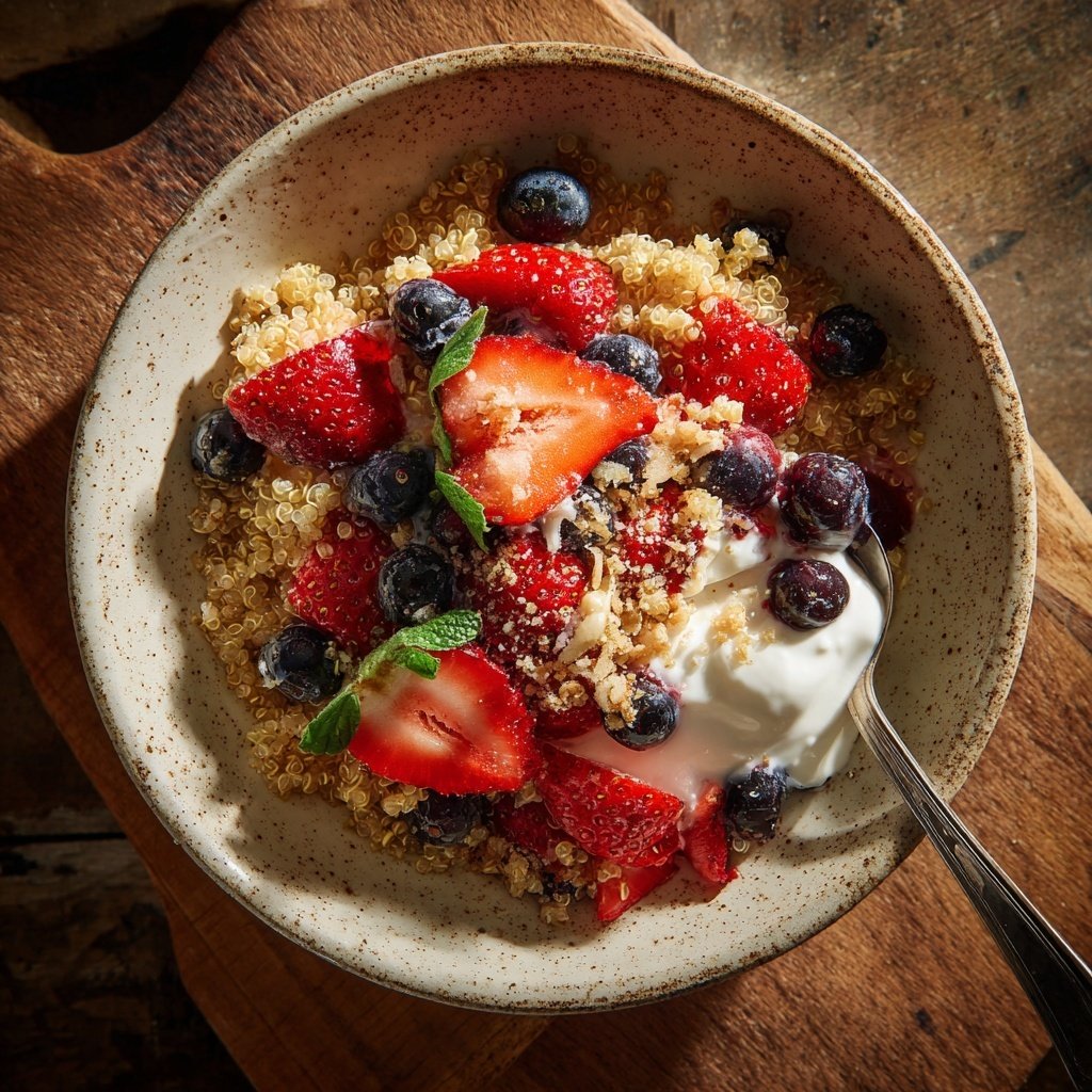 Morning Berry Quinoa Bowl