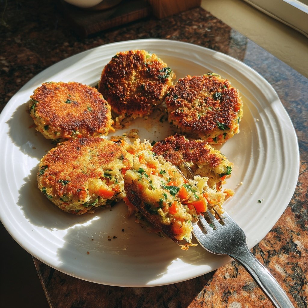 Crunchy Salmon and Vegetable Patties