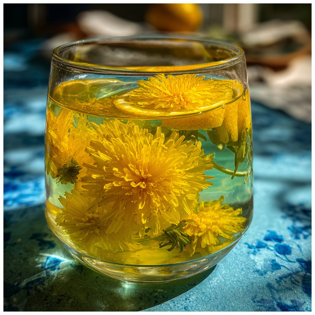 Crisp Dandelion Lemon Infusion