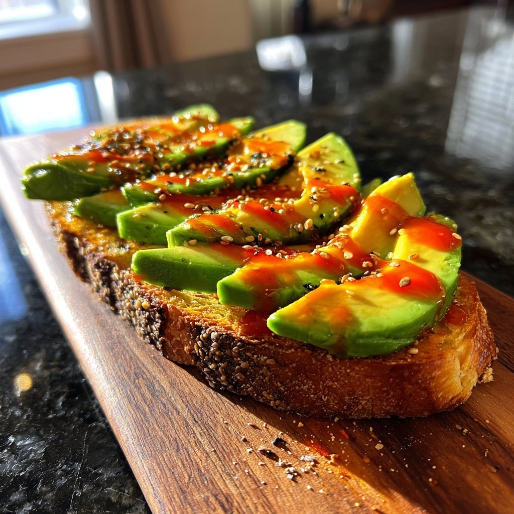 Spicy Sriracha Avocado Toast