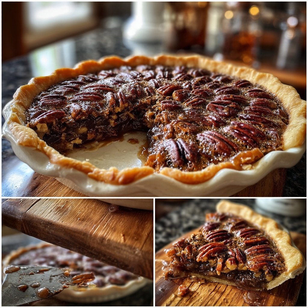 Silky Chocolate Pecan Pie