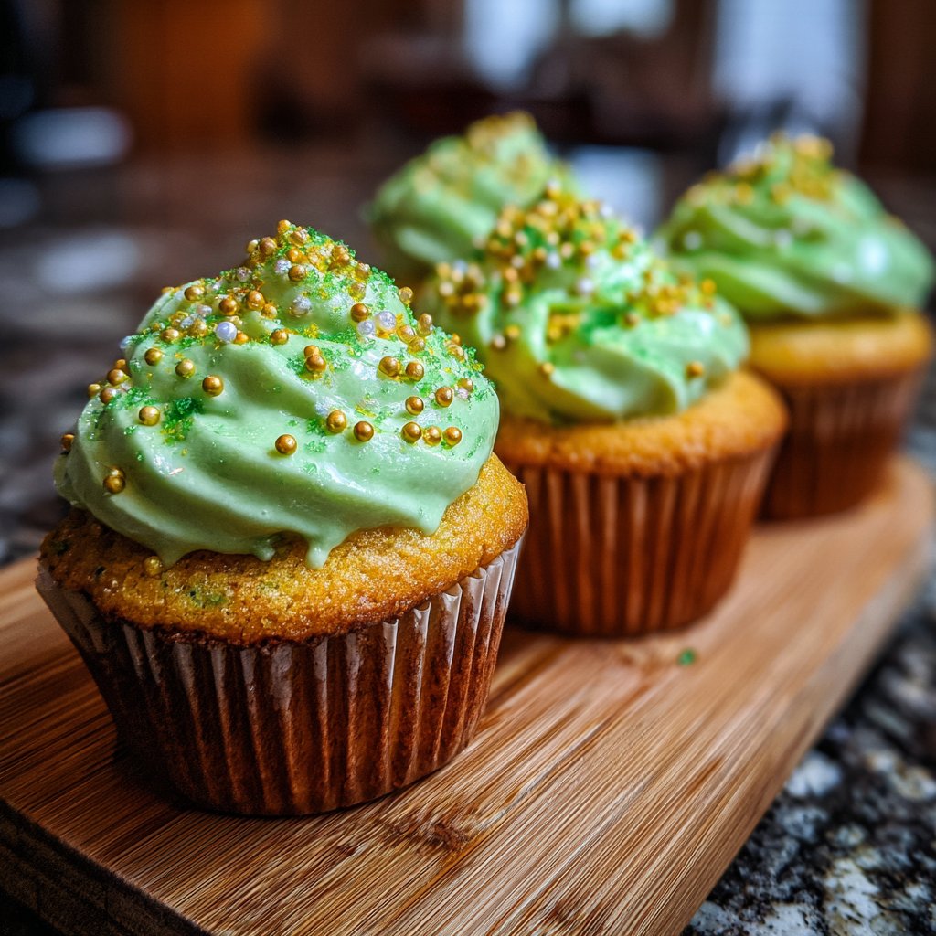 Leprechaun Lime Cupcakes